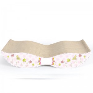 Prodotti per animali domestici del gatto del cartone del cartone del corrugato di forma di S