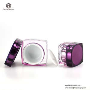 Barattolo cosmetico rotondo vuoto del contenitore della pelle doppia del barattolo cosmetico vuoto HXL215