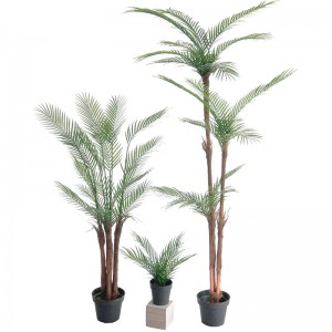 Erba artificiale della pianta con la POT per la decorazione domestica della Tabella di disposizione della casa di nozze della decorazione Verde