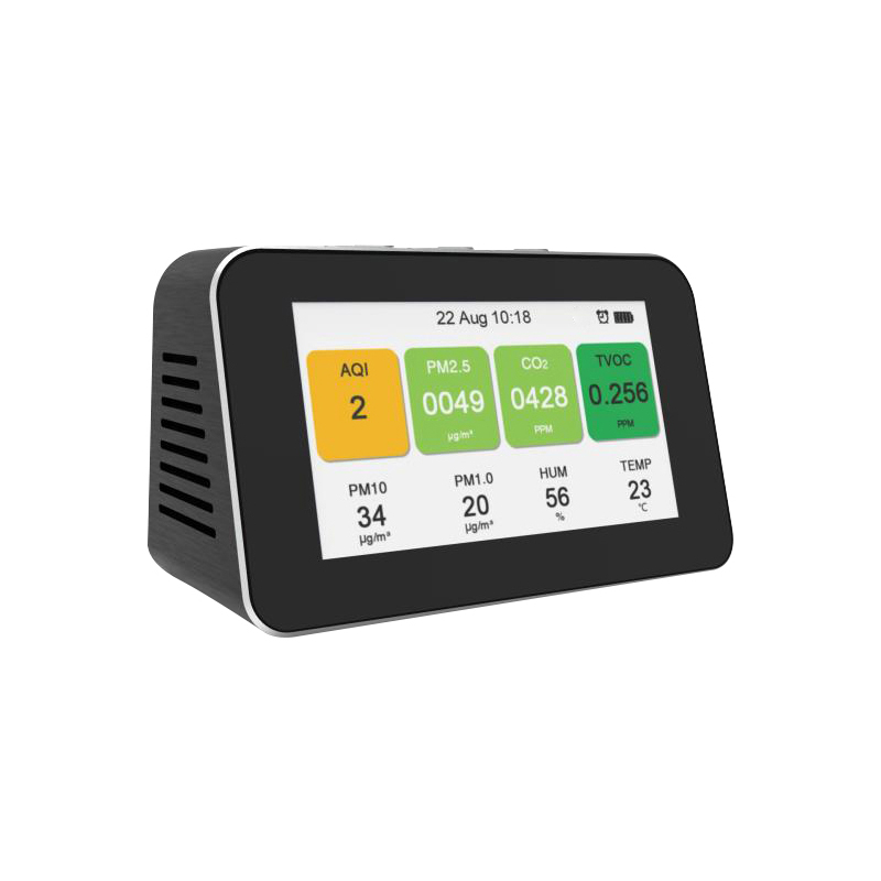 Dienmern 2019 Rilevatore portatile di qualità dell'aria Rilevatore di aria interna PM2.5 per CO2 PM1.0 PM10 monitor di qualità dell'aria intelligente HCHO