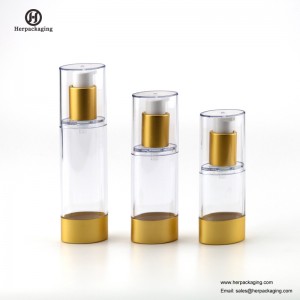 HXL4110 Empty Acrylic cream e Lotion Bottle contenitore per la cura della pelle con packaging cosmetico