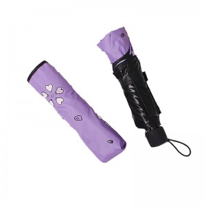 Bella stampa 3 volte manuale aperto magico cambiare colore ombrello sotto la pioggia