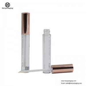 HCL304 Tubi trasparenti lip gloss vuoti in plastica per prodotti cosmetici di colore floccati applicatori di lucidalabbra