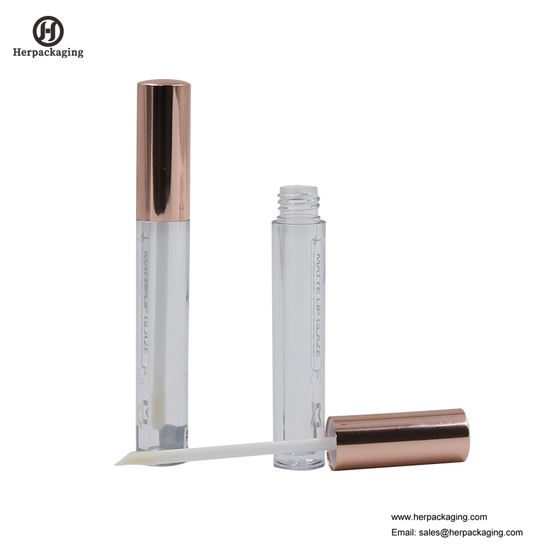 HCL304 Tubi trasparenti lip gloss vuoti in plastica per prodotti cosmetici di colore floccati applicatori di lucidalabbra