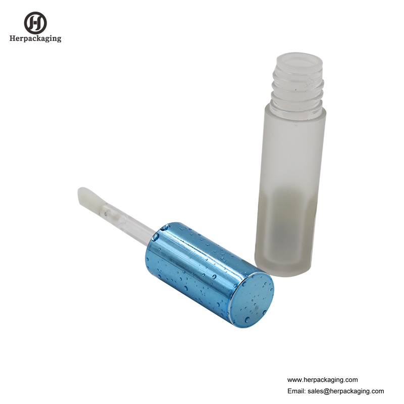 HCL307 Tubi trasparenti lip gloss vuoti in plastica per prodotti cosmetici di colore floccati applicatori lip gloss