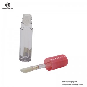 HCL311 Tubi trasparenti lip gloss vuoti in plastica per prodotti cosmetici di colore floccati applicatori lip gloss