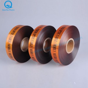 STC PERICOLO / ATTENZIONE Sepolto principale sotto il nastro di avvertimento rilevabile; Nastro di avvertimento rilevabile via cavo / fibra ITC