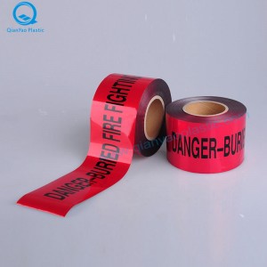 Foglio di alluminio australiano interrato Nastro di avvertimento sotterraneo STORMWATER; Nastro di avvertimento sotterraneo SEWER; Nastro antincendio sotterraneo