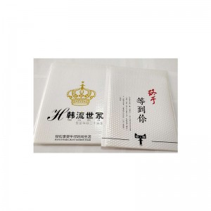 Busta della busta della bolla su ordinazione della stagnola della stagnola metallica bianca con il marchio / sacchetti riempiti di spedizione