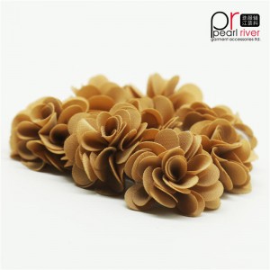 Fiore in tessuto kaki di alta qualità