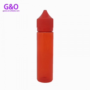 60ml 100ml rosso vuoto bottiglia contagocce pipetta contagocce bottiglia unicorno paffuto gorilla bottiglie e liquido pet plastica goccia bottiglie unicorno paffuto contenitore