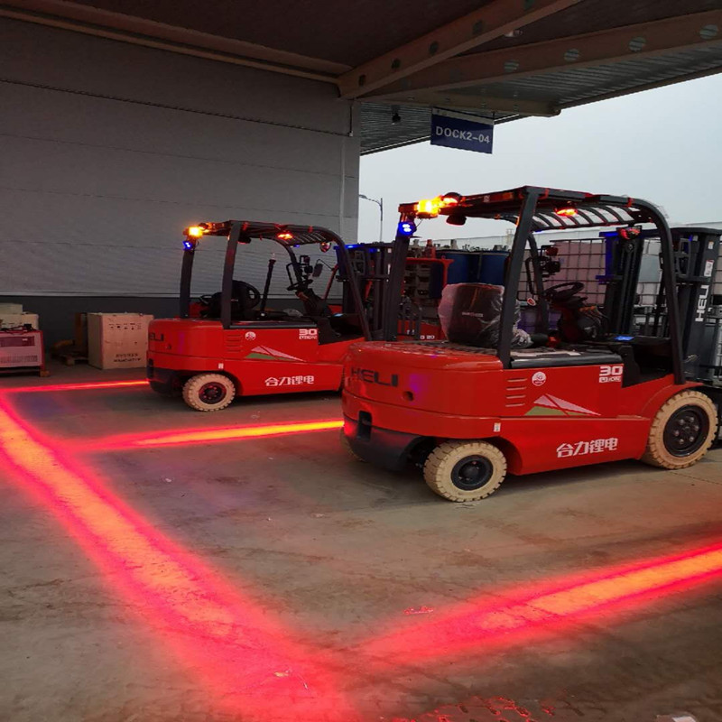 Luce della zona rossa del carrello elevatore a LED da 1500 lumen per il magazzino