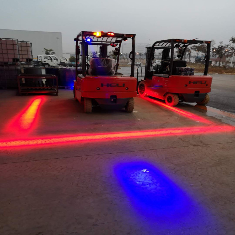 Luce della zona rossa del carrello elevatore a LED da 1500 lumen per il magazzino