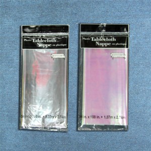 Tovaglia in lamina con tovaglia metallica a tinta unita per la festa di nozze Festeggia la festa