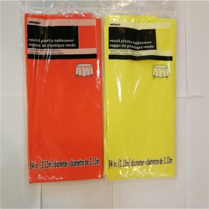 54x108 Tovaglia monouso in PVC Tinta unita Tovaglia tinta unita e tonda Decorazione della casa Tovaglia
