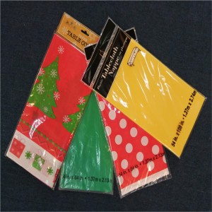 Articoli per la tavola tovaglia usa e getta in plastica stampata PEVA