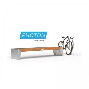 Smart City Charging Bench Arredamento urbano fotovoltaico