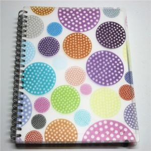 Taccuini con copertina in plastica con fascia elastica