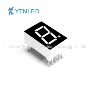 Display a LED a 7 segmenti rosso a 1 digit di 0,5 pollici, tubo digitale