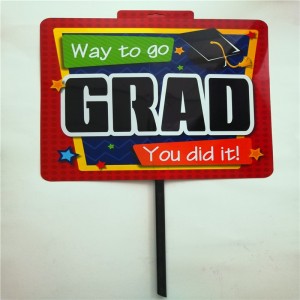 Grad pubblicità per Child Holiday Decor e Entertaining Essentials Yard Sign