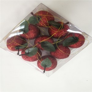 Accessori natalizi Bastone rosso Decorazione per la festa