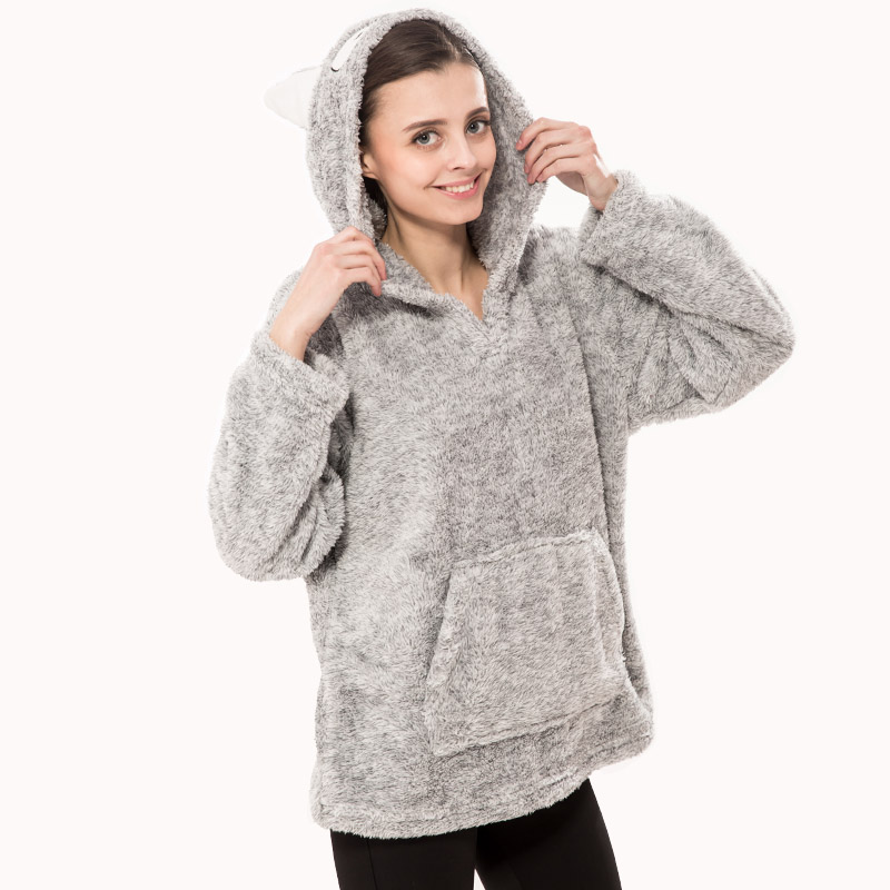 Felpa con cappuccio da uomo Cationic Animal Snuggle Fleece