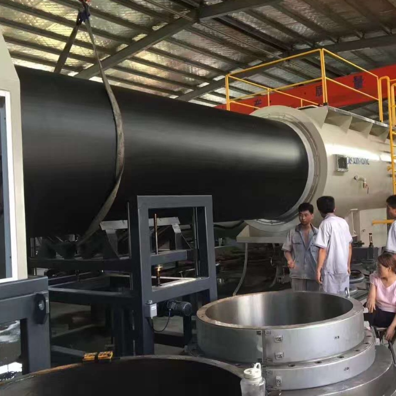 Linea di produzione del tubo dell'HDPE di grande dimensione 1400mm per rifornimento idrico