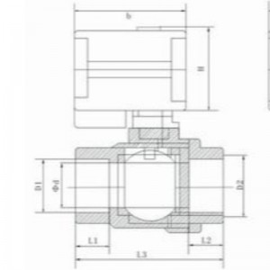 CKV20. serie di valvole motorizzate a due fili