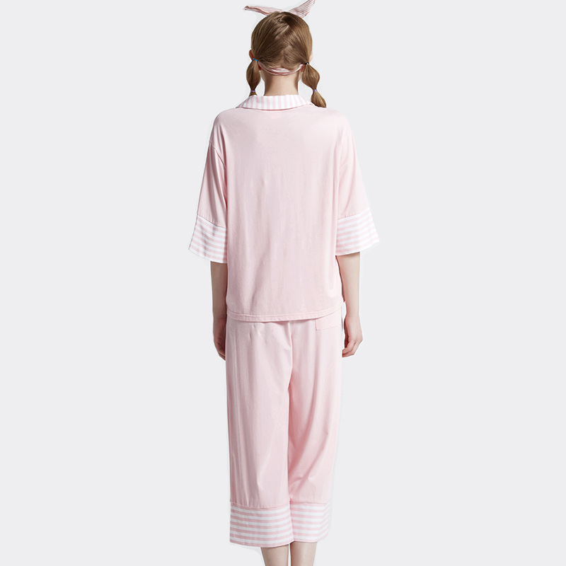 Set pigiama Single Jersey in cotone e elastan