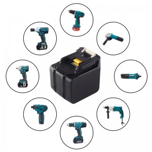 Batterie Li-ion 14,4V 6000mAh di ricambio per Makita BTW250Z, trapani BUB142Z