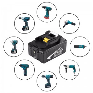 Batterie ricaricabili al litio 18V 6000mAh per Makita BL1845, BL1850, 194205-3 Trapani
