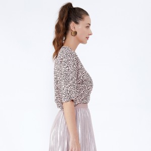 Camicetta stampata con disegni in cotone svezzato