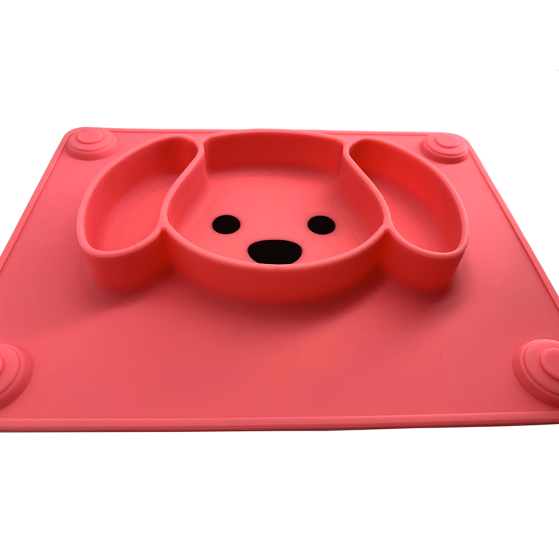 Piastra per alimenti in silicone per bambini Piastra in silicone per piatti per bambini