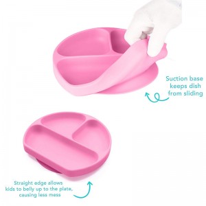 Placchetta per bambini in silicone da tavolo