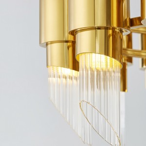 Lampadario in metallo moderno creativo Soggiorno camera da letto Lampadario in metallo Km2129