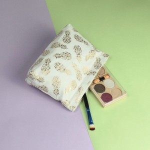 Sacchetto cosmetico popolare della fibra di ananas della saia 100%