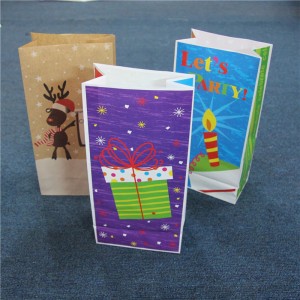 Sacchetti regalo di carta per sacchetti di carta da regalo di design di stampa di piccole dimensioni