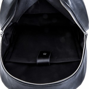 18SA-6839F 15 anni di fabbrica Zaino in pelle nera per notebook da uomo sportivo giornaliero da uomo