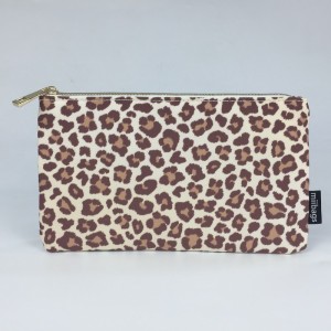 Borsa per cosmetici con cerniera fasion riciclata