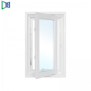 Finestratura orizzontale Apertura battente Finestre a battente per sistema di costruzione Finestre a battente