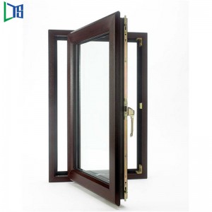 Finestra francese in alluminio per finestre a doppio vetro Foshan per abitazioni con insonorizzazione