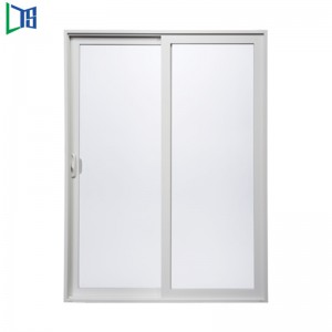 Sistema di finestre scorrevoli in alluminio Finestra di finestre push-pull in alluminio con finestra in alluminio con doppi vetri