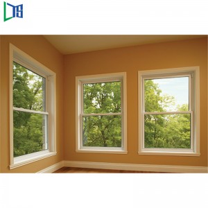 Finestre scorrevoli verticali di grado commerciale con trattamento superficiale di rivestimento a maglia e polvere