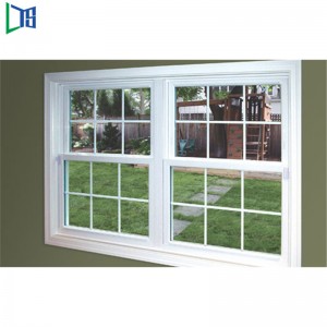 Foshan Factory Slitta in alluminio a scorrimento verticale Finestra scorrevole in alluminio per finestre Produttore Doppi vetri