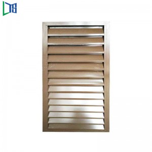 Foshan Factory Frame Round Luxury Alluminio Louver Shutter Disegna Glass Louvre Window