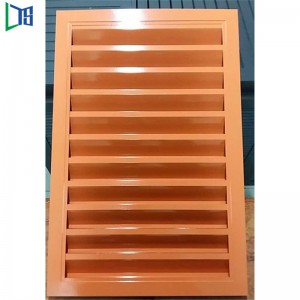Foshan Factory Frame Round Luxury Alluminio Louver Shutter Disegna Glass Louvre Window