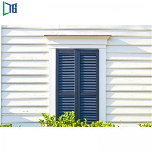 Finestra in vetro temperato con ventola in vetro regolabile Finestra con persiana avvolgibile con schermo di sicurezza