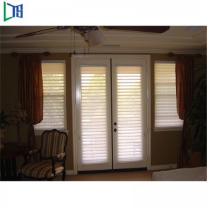Finestra in vetro temperato con ventola in vetro regolabile Finestra con persiana avvolgibile con schermo di sicurezza