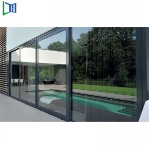 Portello scorrevole di sicurezza di alluminio rivestito di polvere professionale resistente al calore e resistente al calore