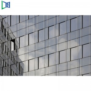 Parete divisoria di alluminio della struttura dei semi del doppio vetraggio isolante per il grado commerciale